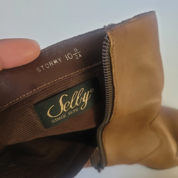 Shelby soft leather ankle brown boots Size 10 - Picture 7 of 8